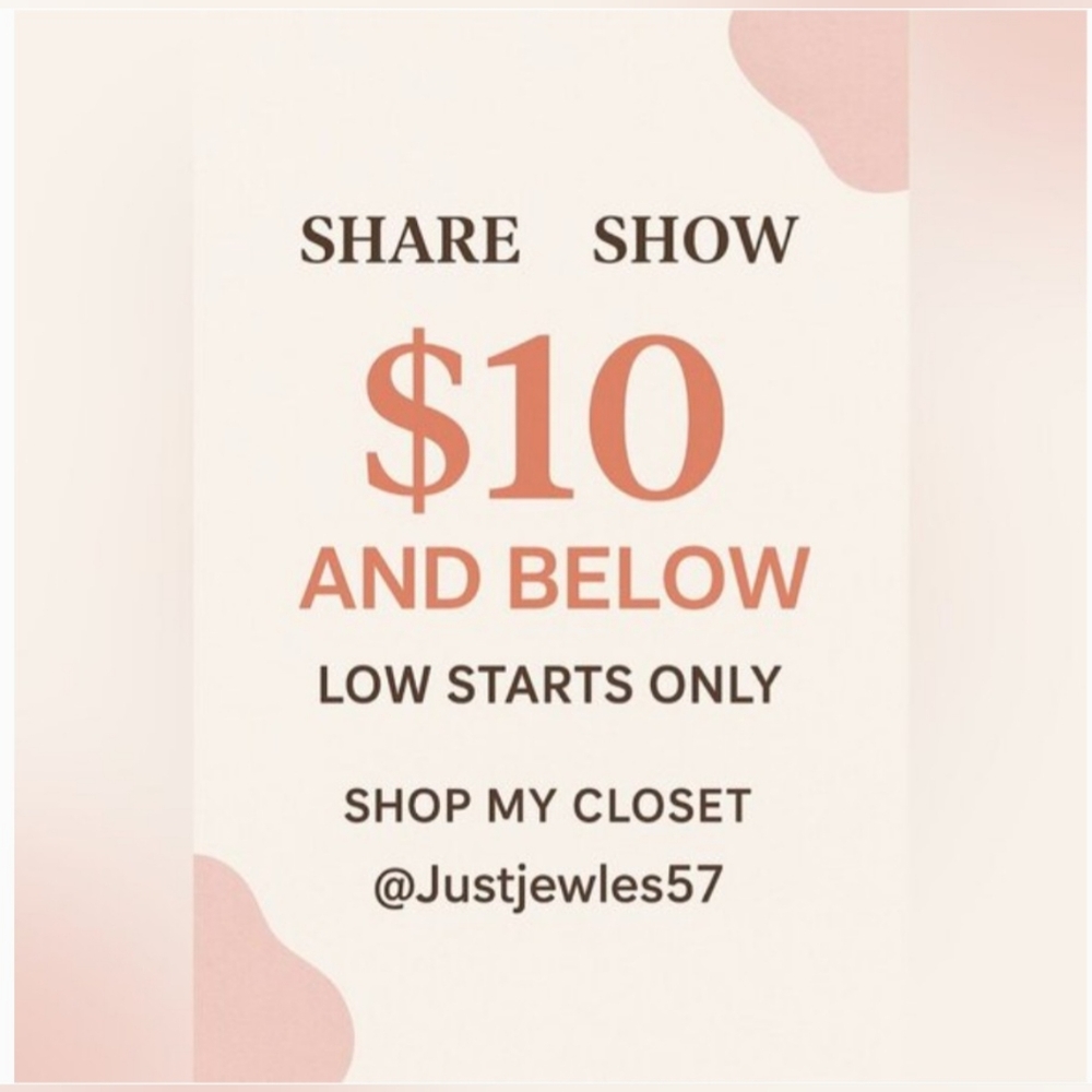 Low Starts ... $10 And Below.